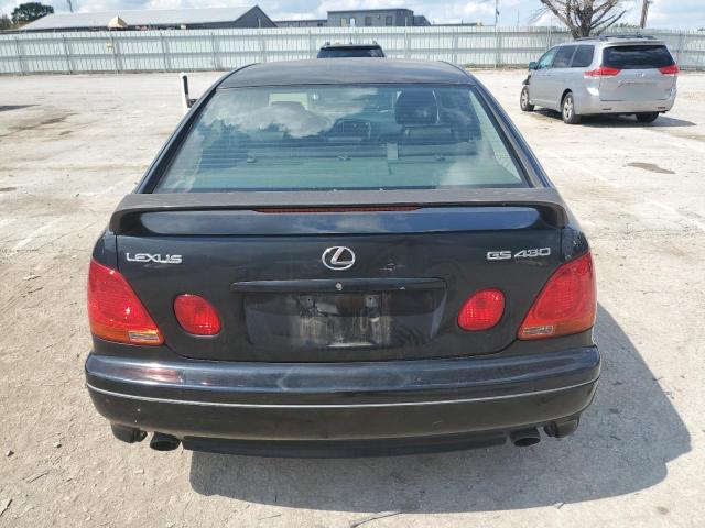 JT8BL69S540015699 - 2004 LEXUS GS 430 BLACK photo 6