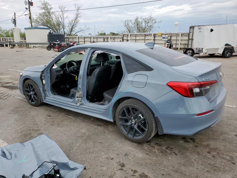 2HGFE2F5XRH548270 - 2024 HONDA CIVIC SPORT GRAY photo 2