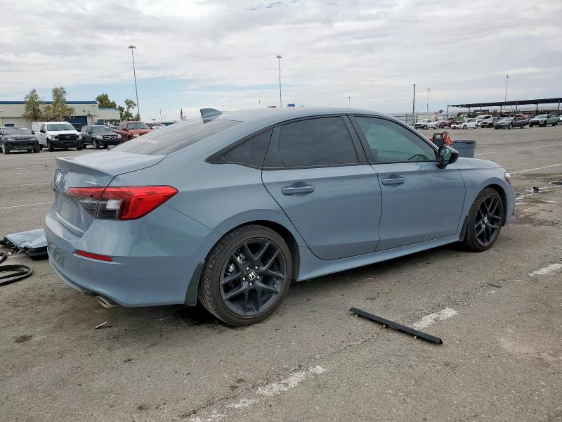 2HGFE2F5XRH548270 - 2024 HONDA CIVIC SPORT GRAY photo 3