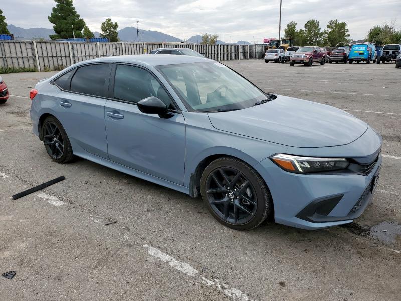 2HGFE2F5XRH548270 - 2024 HONDA CIVIC SPORT GRAY photo 4