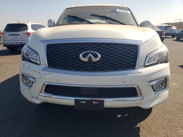 JN8AZ2ND0F9770743 - 2015 INFINITI QX80 WHITE photo 5