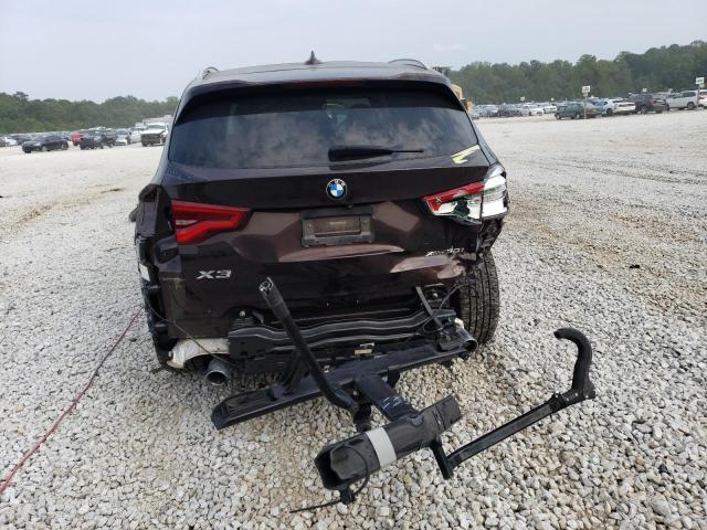 5UXTR9C55KLR04067 - 2019 BMW X3 XDRIVE30I BLACK photo 6