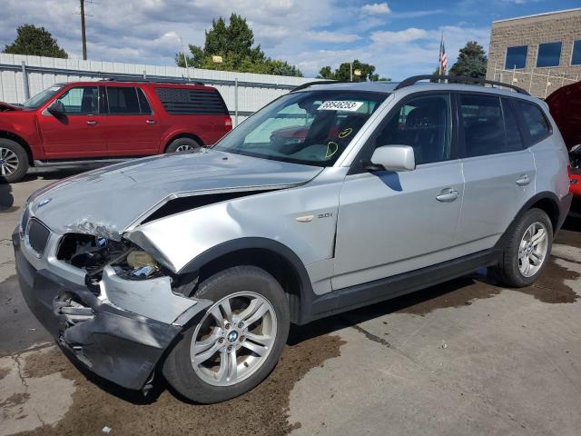 WBXPA93424WA62121 - 2004 BMW X3 3.0I SILVER photo 1