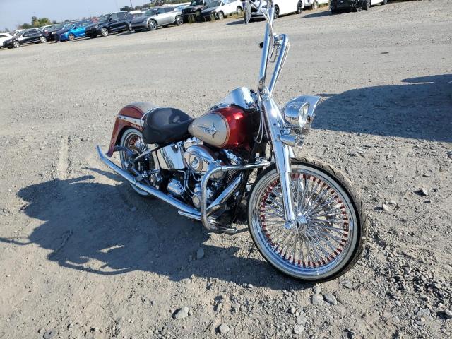 1HD1JD5358Y015620 - 2008 HARLEY-DAVIDSON FLSTN RED photo 4