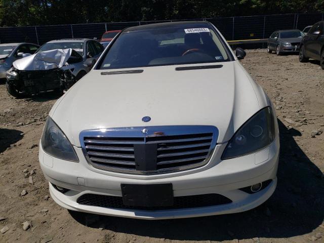 WDDNG71XX7A117603 - 2007 MERCEDES-BENZ S 550 WHITE photo 5