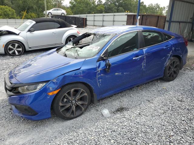 2HGFC2F89MH502907 - 2021 HONDA CIVIC SPORT 蓝色 照片 1
