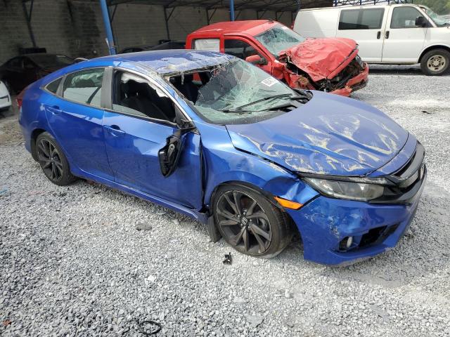 2HGFC2F89MH502907 - 2021 HONDA CIVIC SPORT 蓝色 照片 4