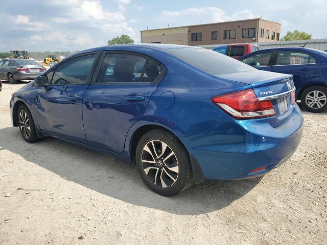 19XFB2F8XDE042718 - 2013 HONDA CIVIC EX BLUE photo 2