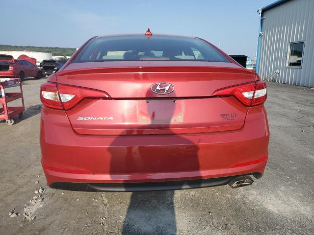 5NPE24AF8HH573933 - 2017 HYUNDAI SONATA SE RED photo 6