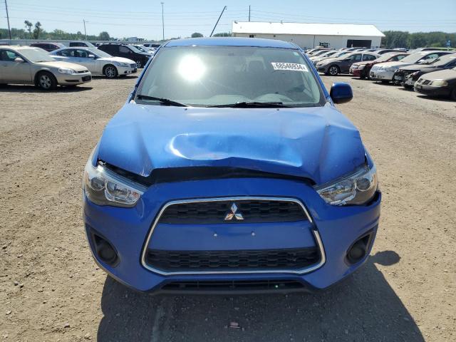 4A4AR3AU5FE026465 - 2015 MITSUBISHI OUTLANDER ES BLUE photo 5