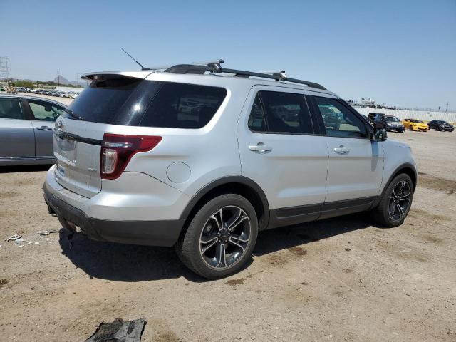 1FM5K8GT4FGB59694 - 2015 FORD EXPLORER SPORT ვერცხლისფერი ფოტო 3
