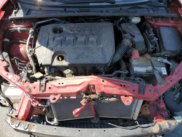 2T1BURHE5GC527209 - 2016 TOYOTA COROLLA L 红色 照片 11