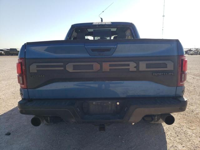 1FTFW1RG7KFD45878 - 2019 FORD F150 RAPTOR BLUE photo 6