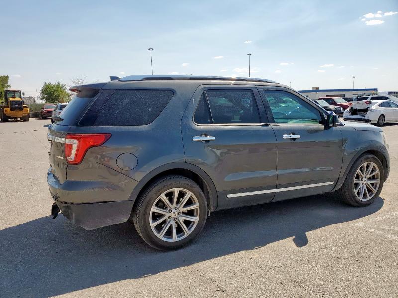 1FM5K7F87GGC40259 - 2016 FORD EXPLORER LIMITED ნაცრისფერი ფოტო 3