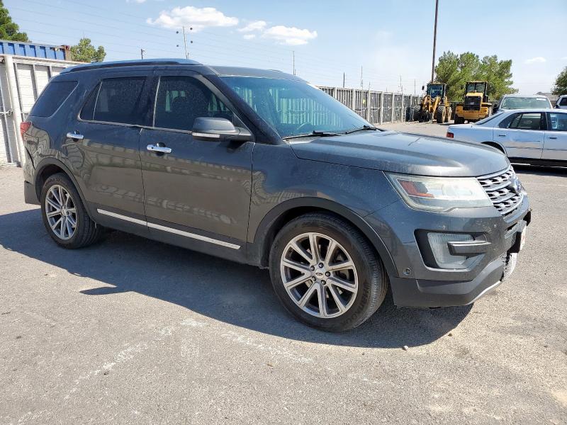 1FM5K7F87GGC40259 - 2016 FORD EXPLORER LIMITED ნაცრისფერი ფოტო 4