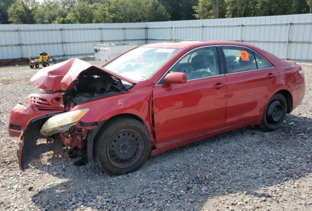 4T1BE46K87U113588 - 2007 TOYOTA CAMRY CE RED photo 1