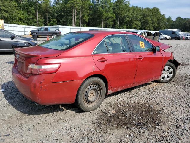 4T1BE46K87U113588 - 2007 TOYOTA CAMRY CE RED photo 3