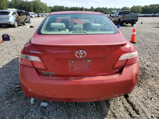 4T1BE46K87U113588 - 2007 TOYOTA CAMRY CE RED photo 6