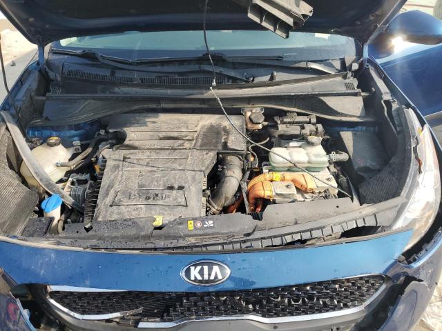 KNDCB3LC2K5315225 - 2019 KIA NIRO FE BLUE photo 12