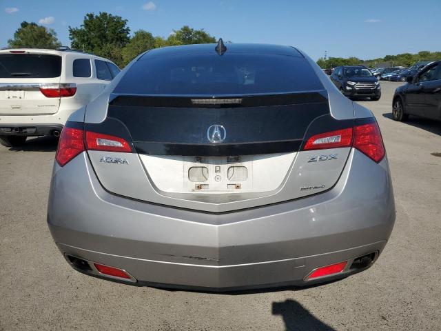 2HNYB1H45BH500660 - 2011 ACURA ZDX TECHNOLOGY ვერცხლისფერი ფოტო 6