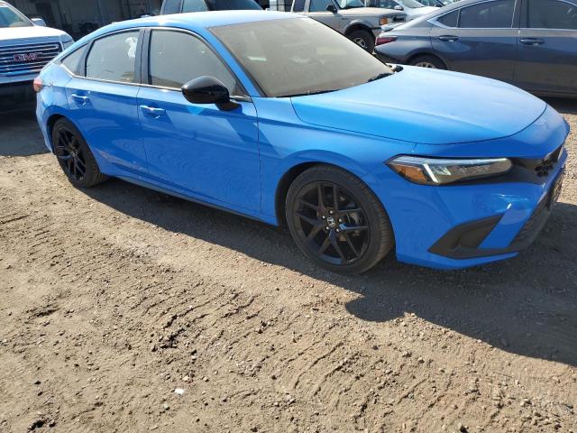 19XFL2H81RE032130 - 2024 HONDA CIVIC SPORT BLUE photo 4