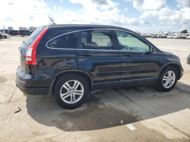 5J6RE4H73AL031514 - 2010 HONDA CR-V EXL BLACK photo 3