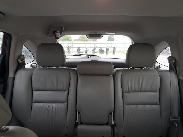 JHLRE4H78AC013583 - 2010 HONDA CR-V EXL MAROON photo 10