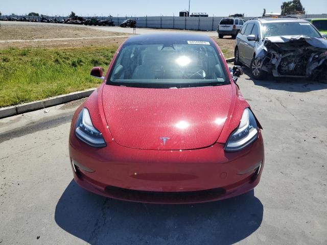 5YJ3E1EB0JF181599 - 2018 TESLA MODEL 3 RED photo 5