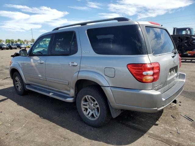 5TDBT44A83S185409 - 2003 TOYOTA SEQUOIA SR5 GRAY photo 2