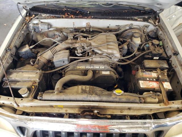 5TEWN72N91Z792180 - 2001 TOYOTA TACOMA XTRACAB SILVER photo 11