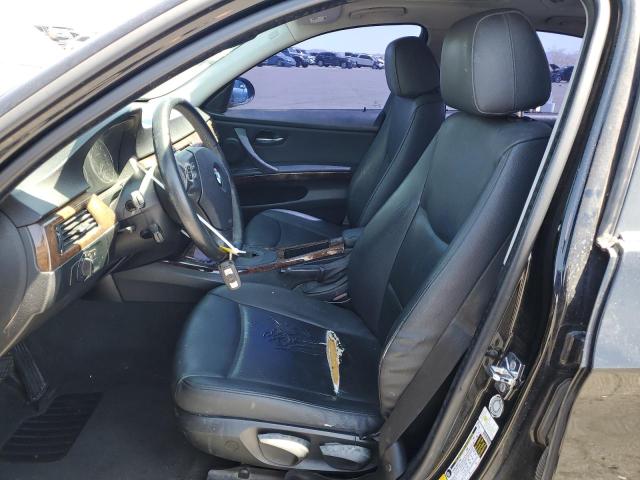 WBAVA33557KX76132 - 2007 BMW 3 SERIES I BLACK photo 7