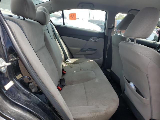 19XFB2F50DE042149 - 2013 HONDA CIVIC LX BLACK photo 10