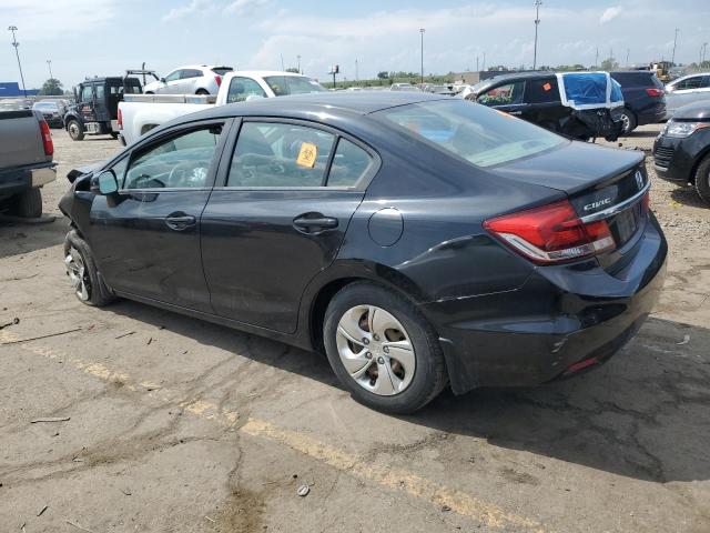 19XFB2F50DE042149 - 2013 HONDA CIVIC LX BLACK photo 2