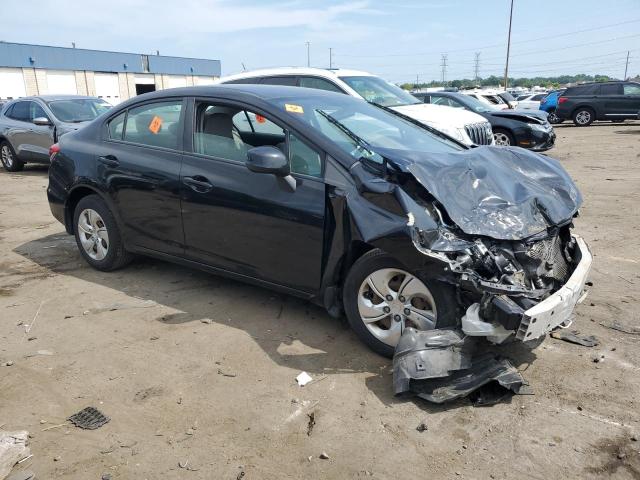 19XFB2F50DE042149 - 2013 HONDA CIVIC LX BLACK photo 4