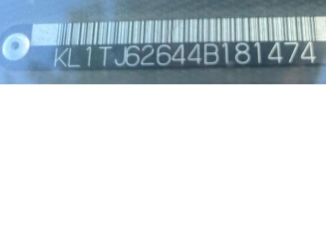 KL1TJ62644B181474 - 2004 CHEVROLET AVEO LS BLACK photo 10