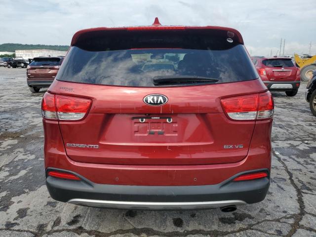 5XYPH4A52HG314862 - 2017 KIA SORENTO EX წითელი ფოტო 6