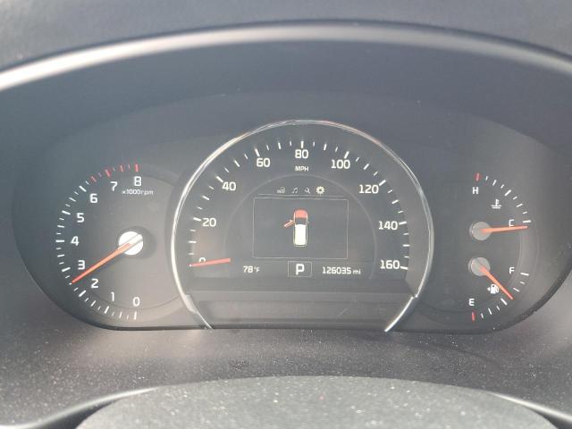 5XYPH4A52HG314862 - 2017 KIA SORENTO EX წითელი ფოტო 9