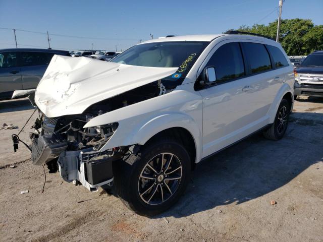 3C4PDCBB0KT751284 - 2019 DODGE JOURNEY SE WHITE photo 1