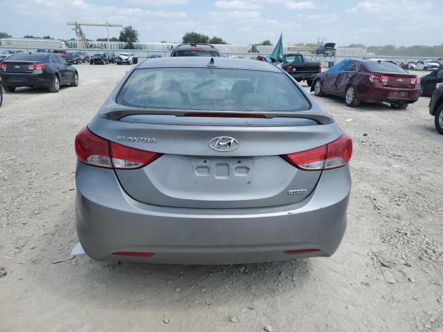 KMHDH4AE8DU890334 - 2013 HYUNDAI ELANTRA GLS GRAY photo 6