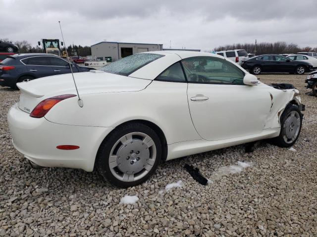 JTHFN48Y420018886 - 2002 LEXUS SC 430 WHITE photo 3