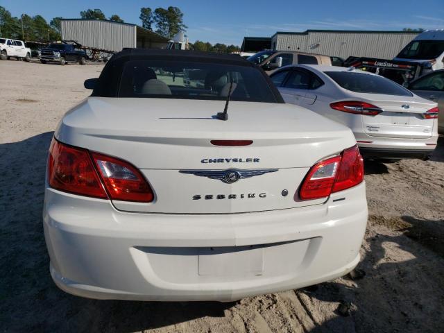 1C3BC5ED5AN148727 - 2010 CHRYSLER SEBRING TOURING WHITE photo 6