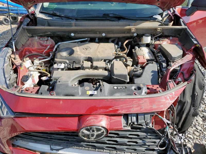 2T3H1RFV0NW230776 - 2022 TOYOTA RAV4 LE RED photo 12