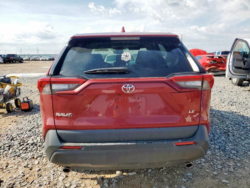 2T3H1RFV0NW230776 - 2022 TOYOTA RAV4 LE RED photo 6