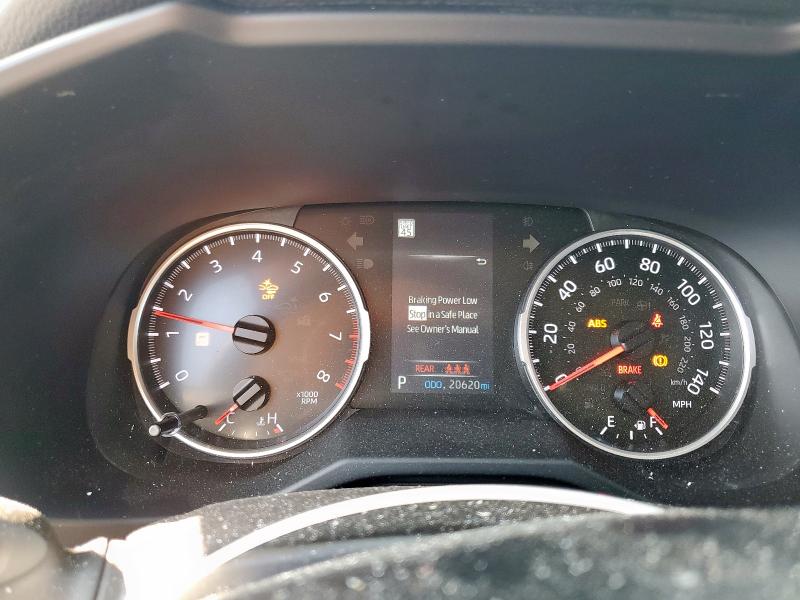 2T3H1RFV0NW230776 - 2022 TOYOTA RAV4 LE RED photo 9