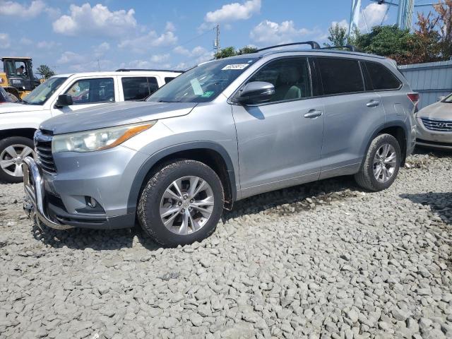 5TDJKRFH5FS112296 - 2015 TOYOTA HIGHLANDER XLE GRAY photo 1