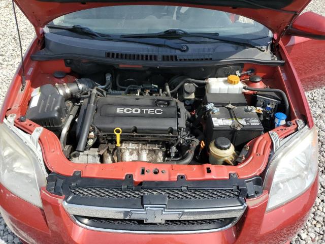 KL1TD5DE3AB106752 - 2010 CHEVROLET AVEO LS 红色 照片 11