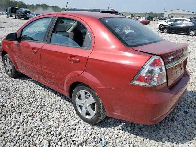 KL1TD5DE3AB106752 - 2010 CHEVROLET AVEO LS 红色 照片 2