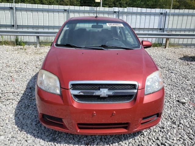 KL1TD5DE3AB106752 - 2010 CHEVROLET AVEO LS 红色 照片 5