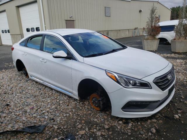 5NPE34AFXFH085867 - 2015 HYUNDAI SONATA SPORT WHITE photo 4