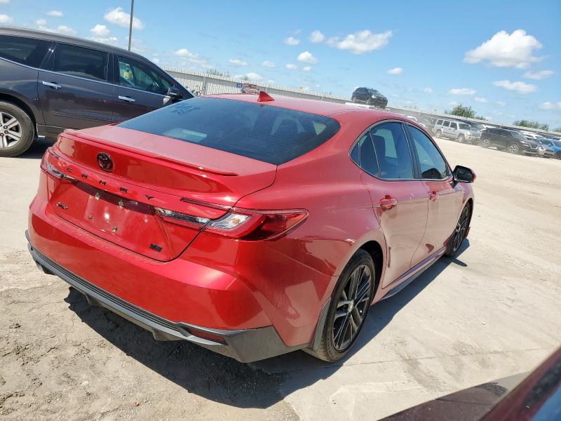 4T1DAACK4SU047492 - 2025 TOYOTA CAMRY XSE RED photo 3